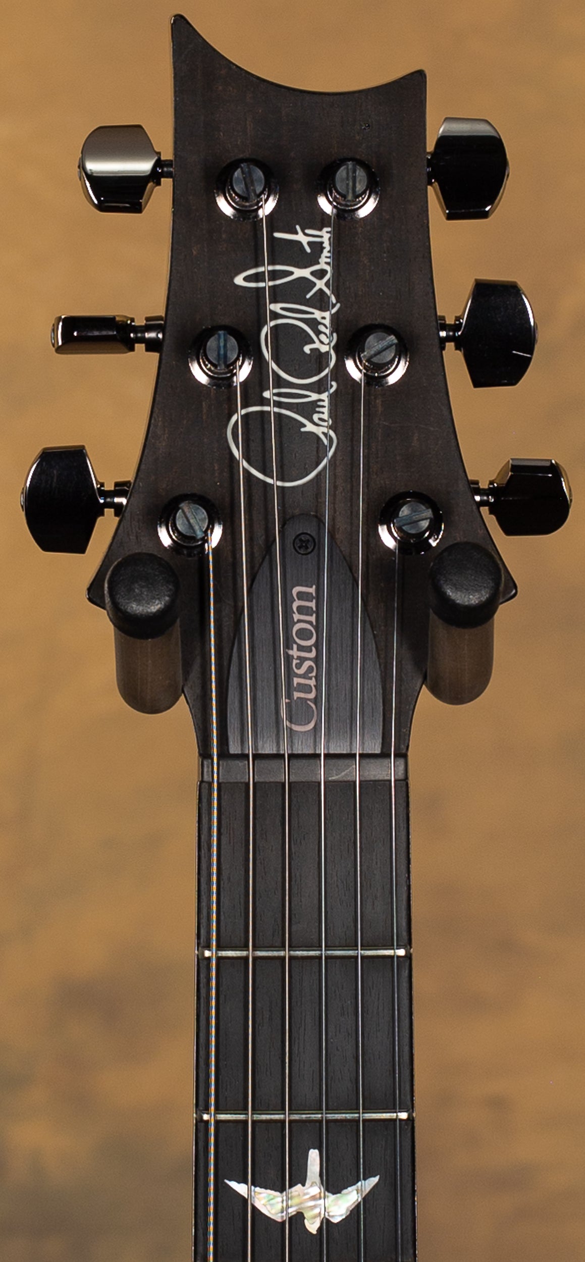 2023 PRS Custom 24 Wood Library Blood Orange Smokeburst Quilt