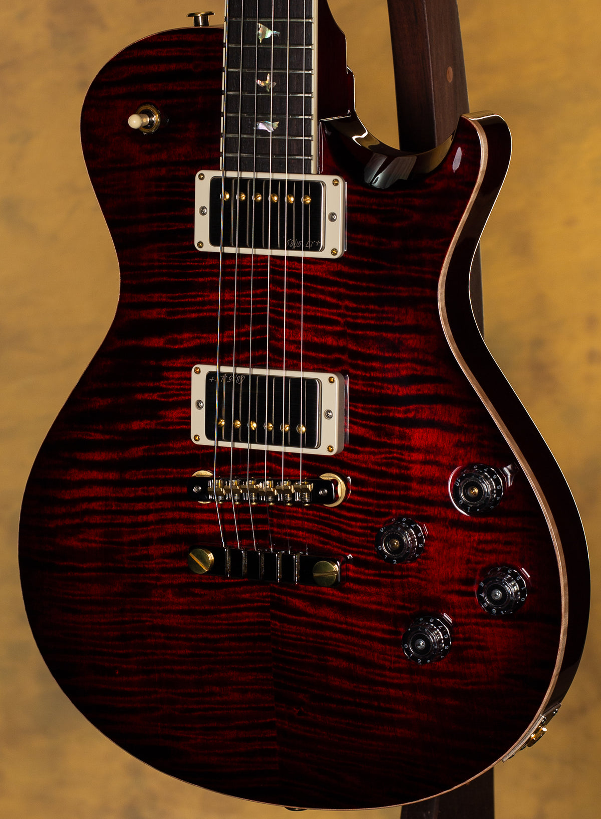 2023 PRS 594 Singlecut Red Tiger 10 Top