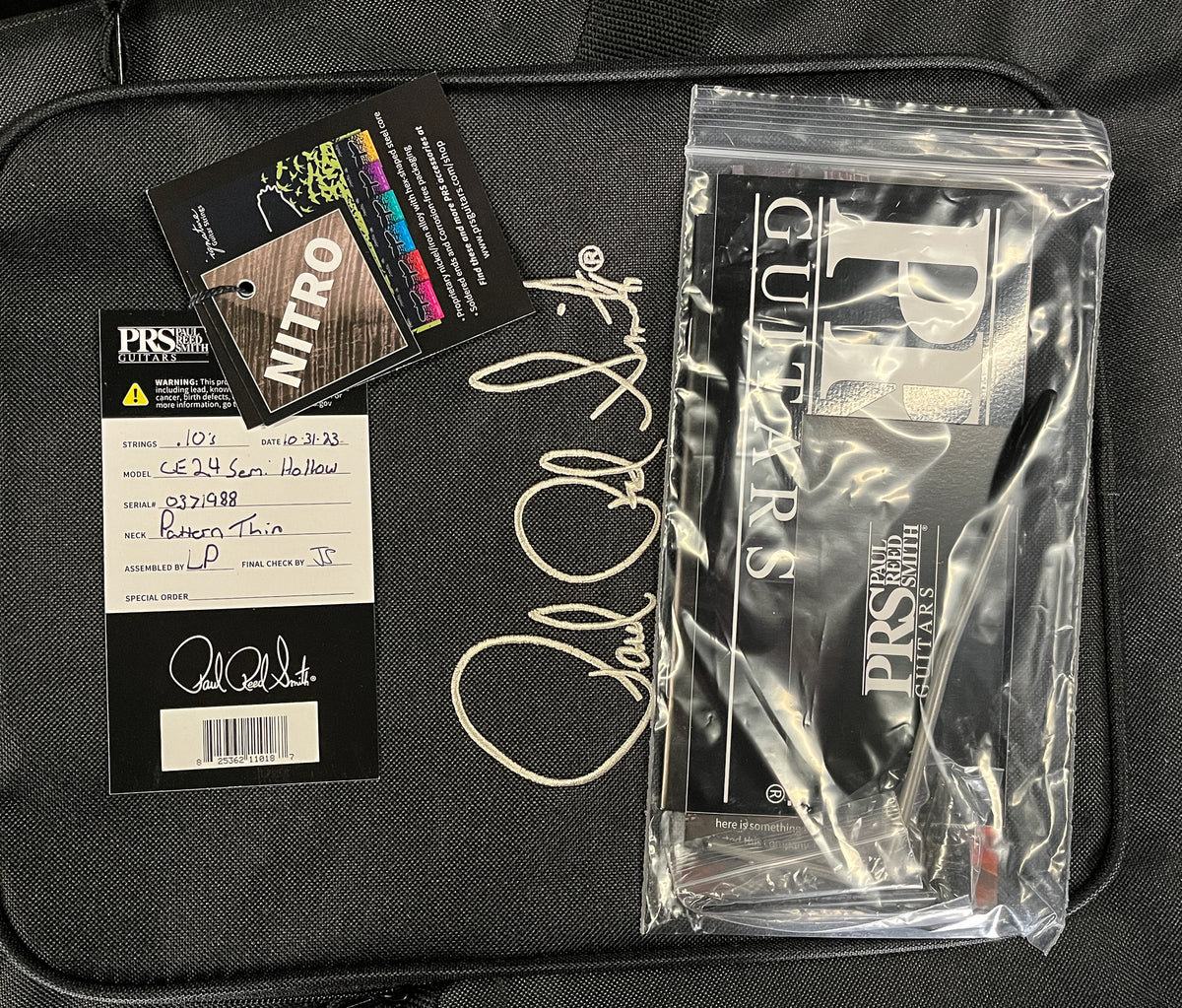 PRS CE 24 Semi Hollow  Black Amber (988)