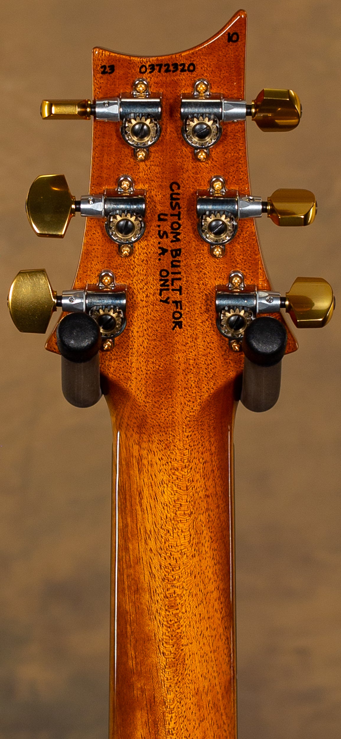 2023 PRS Custom 24 Wood Library 10 Top Quilt Yellow Tiger Brazilian Fingerboard