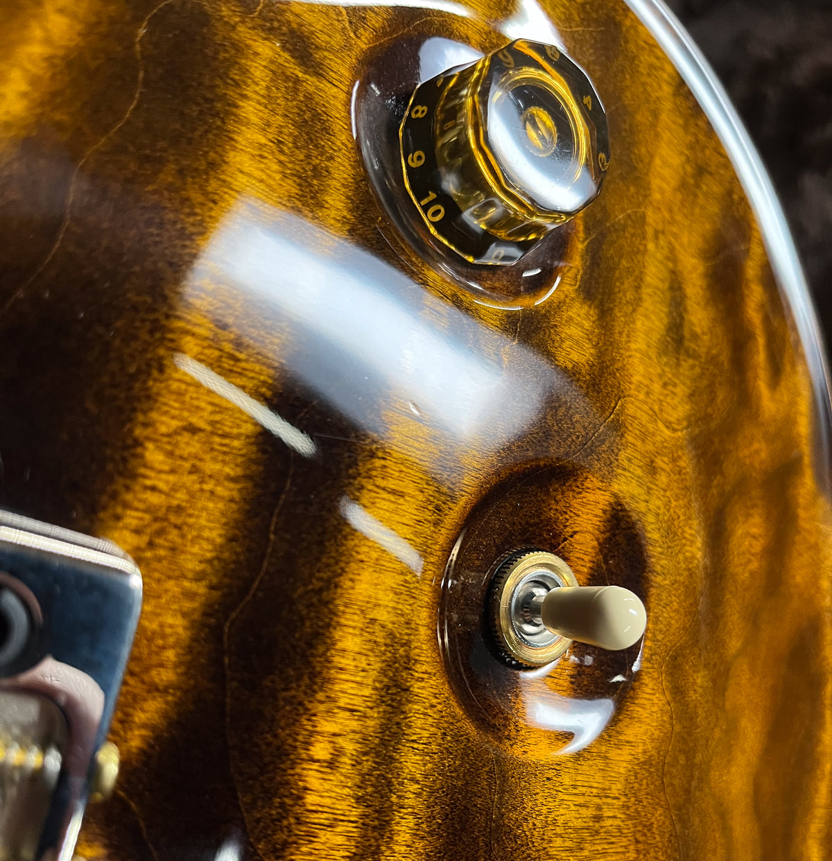 2023 PRS Custom 24 Wood Library 10 Top Quilt Yellow Tiger Brazilian Fingerboard