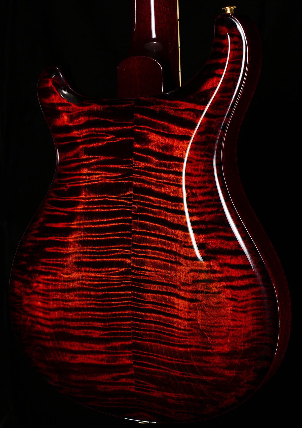 PRS McCarty 594 Hollowbody II Fire Red Smoke Burst 10 top (719)