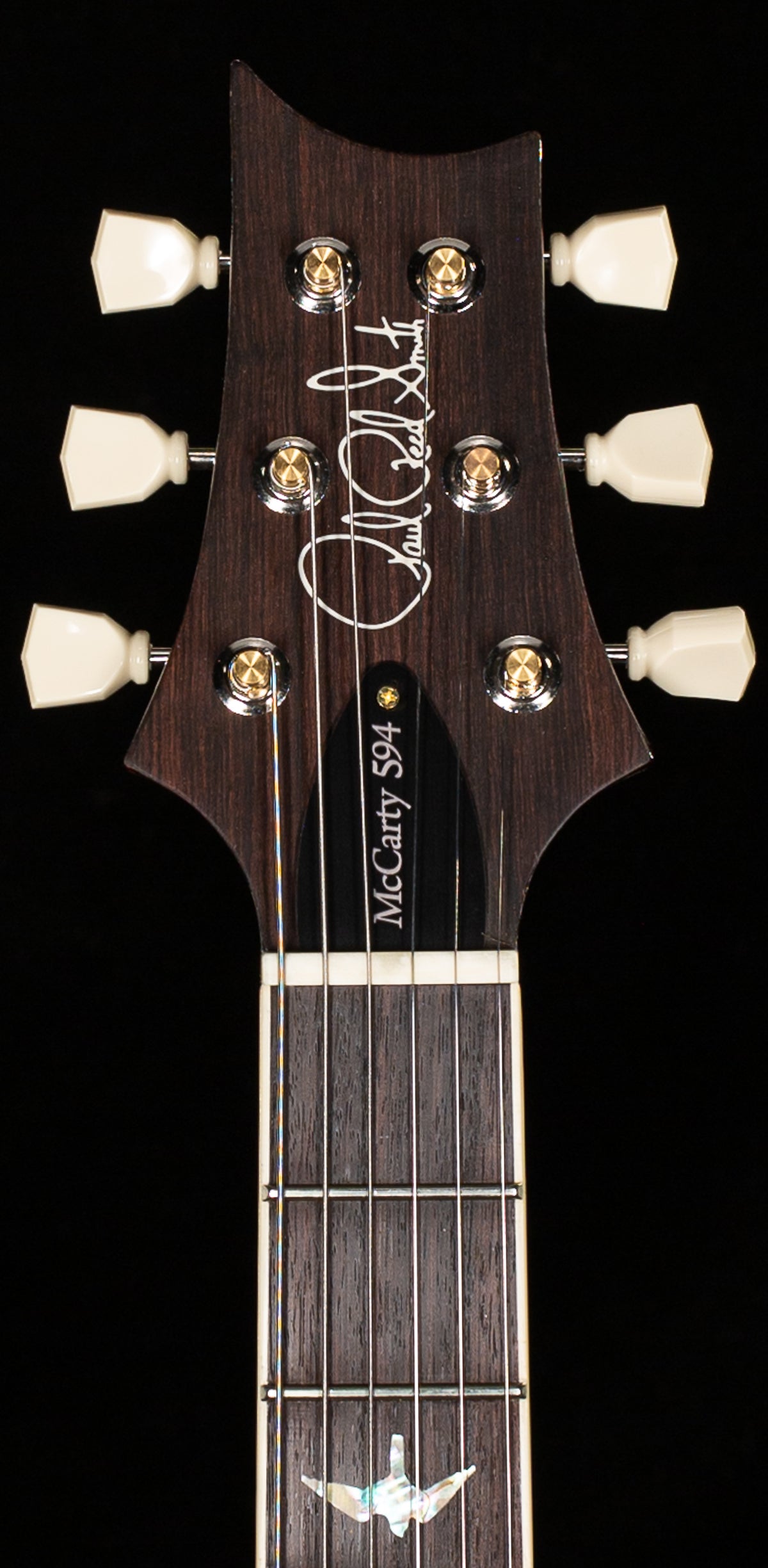 PRS McCarty 594 Hollowbody II Fire Red Smoke Burst 10 top (719)