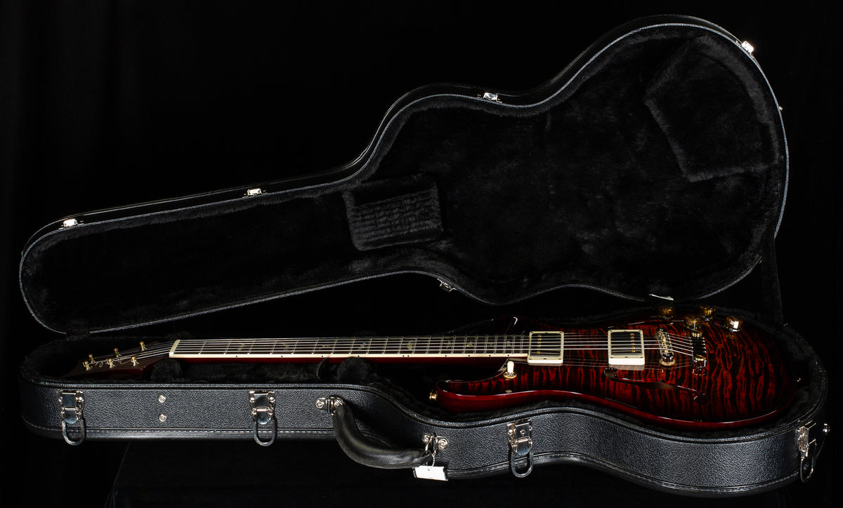 PRS McCarty 594 Hollowbody II Fire Red Smoke Burst 10 top (719)