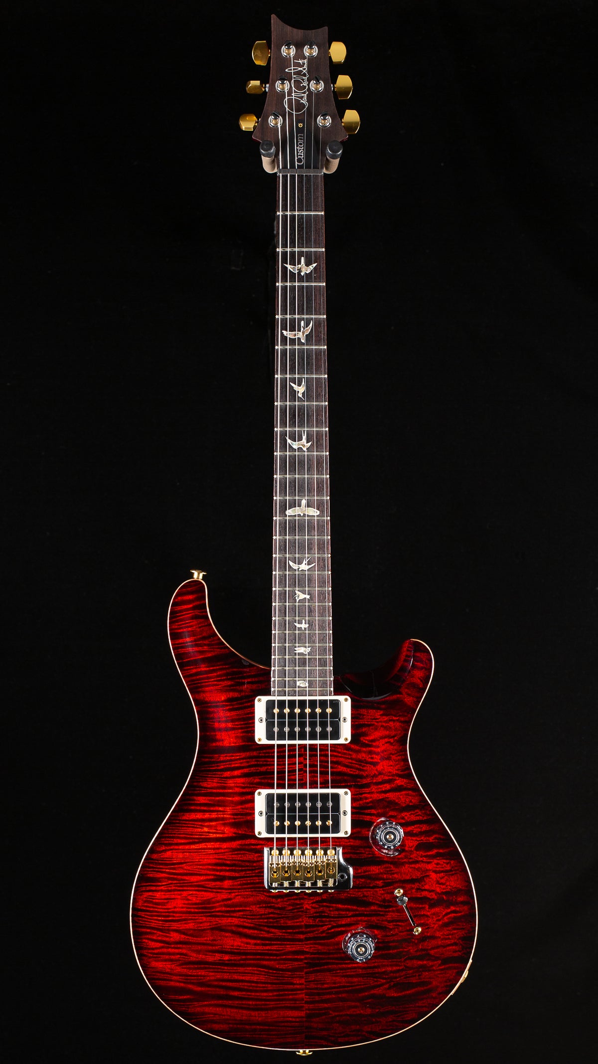 PRS Custom 24 Fire Red Burst 10 Top (180)