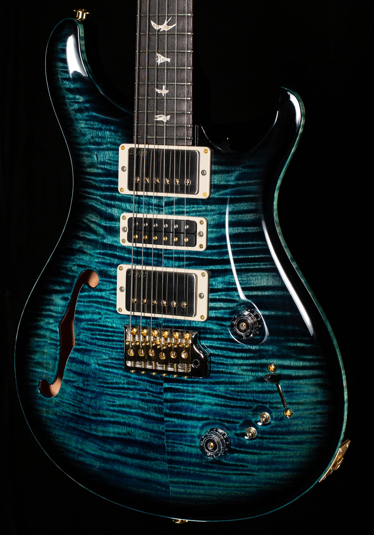 2023 PRS Special Semi-Hollow Cobalt Smokeburst 10 Top (280)