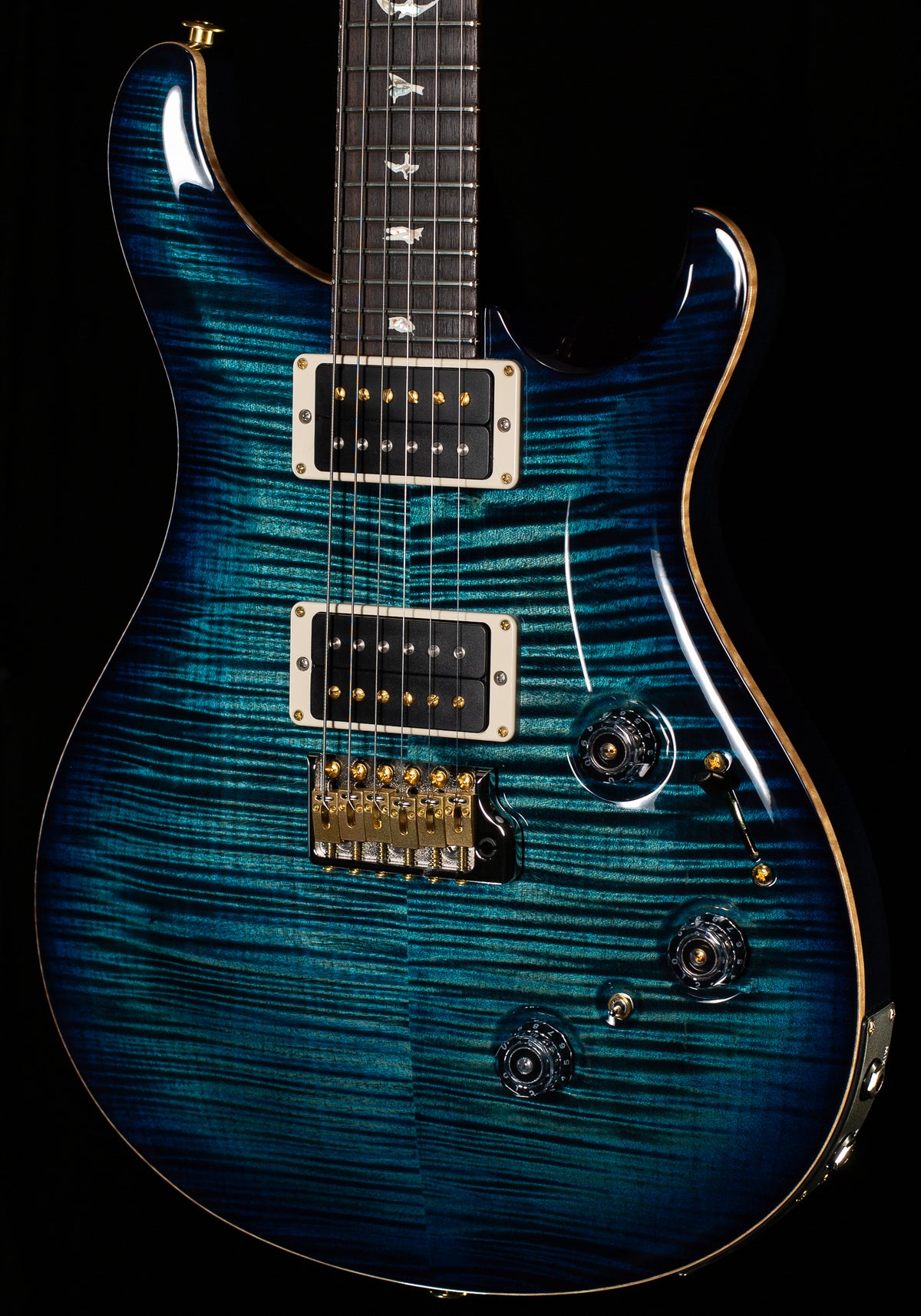PRS Custom 24 Piezo Cobalt Blue 10 Top (629)