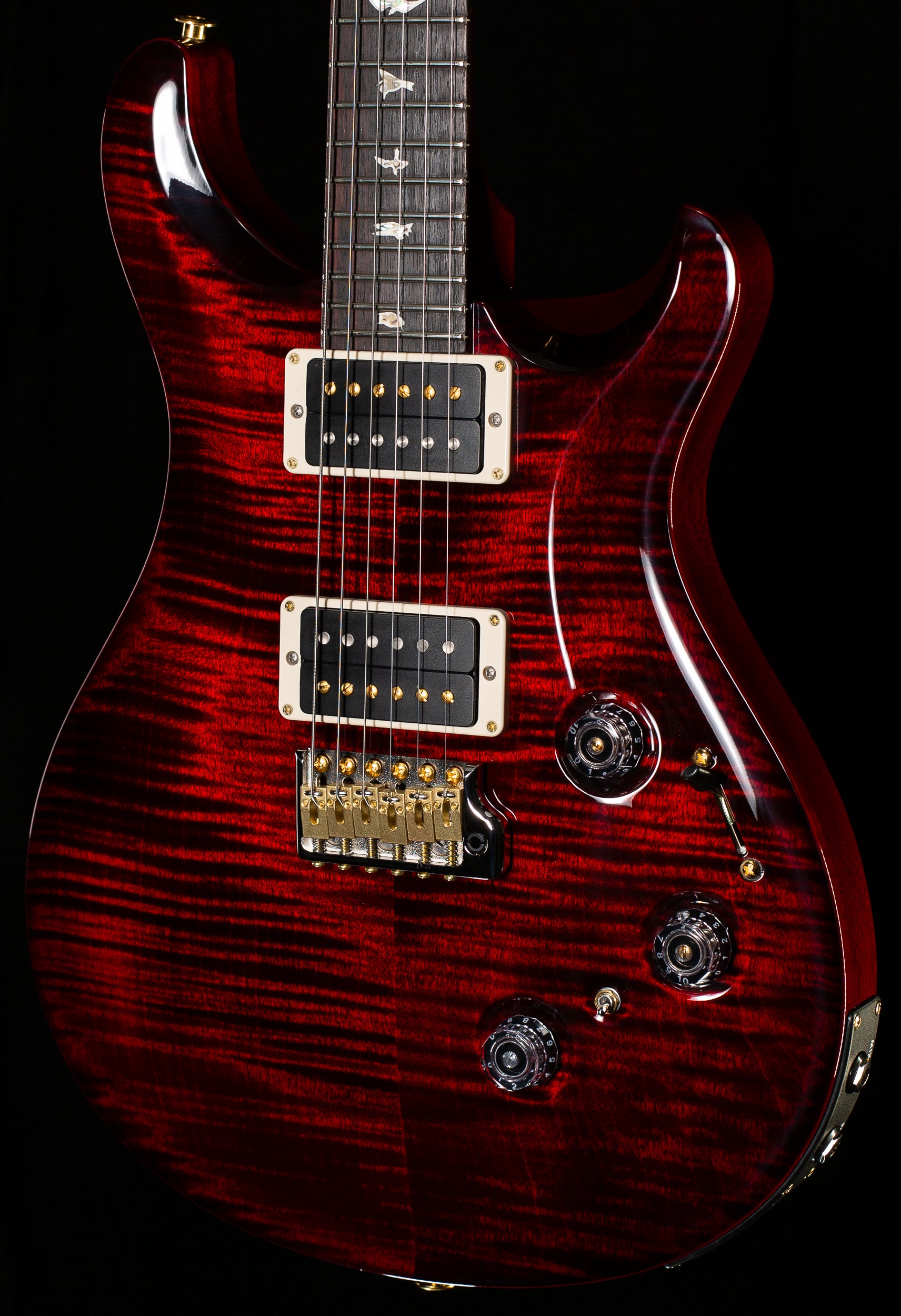 PRS CUSTOM24 10top FIRE RED BURST 超美品！ PRSCustom24-FireRedBurst10-Top