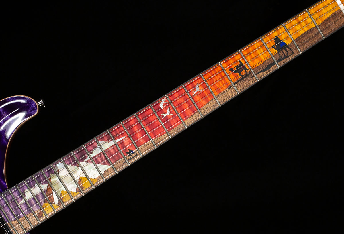PRS Private Stock 11009 Custom 24-08 Pyramid Indian Ocean Sunset Glow (086)