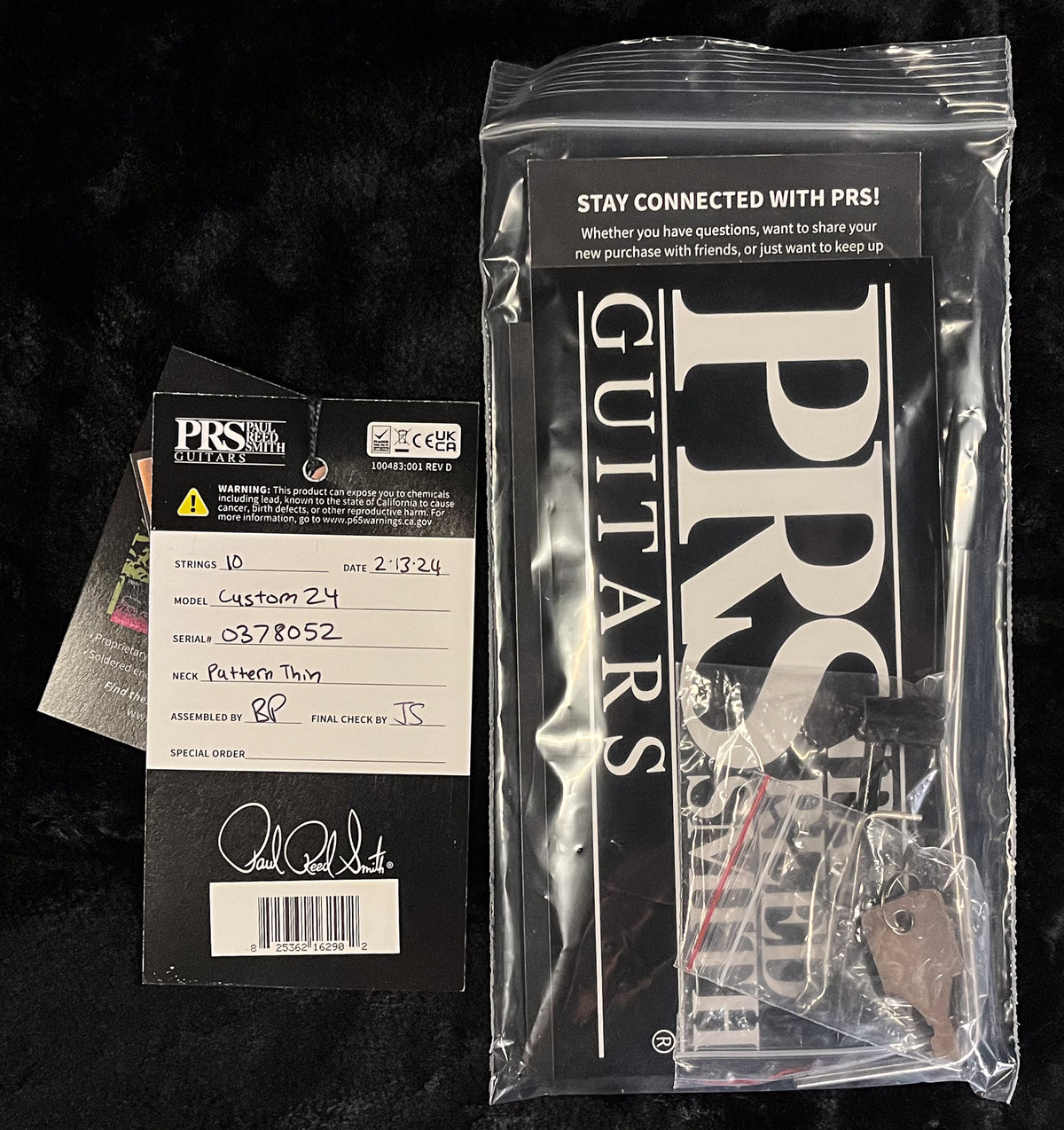 PRS Custom 24 Yellow Tiger 10 Top (052)