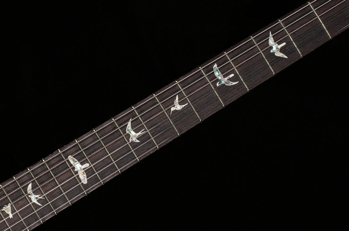 PRS Hollowbody II Piezo Black Gold Wraparound Burst 10 Top (829)