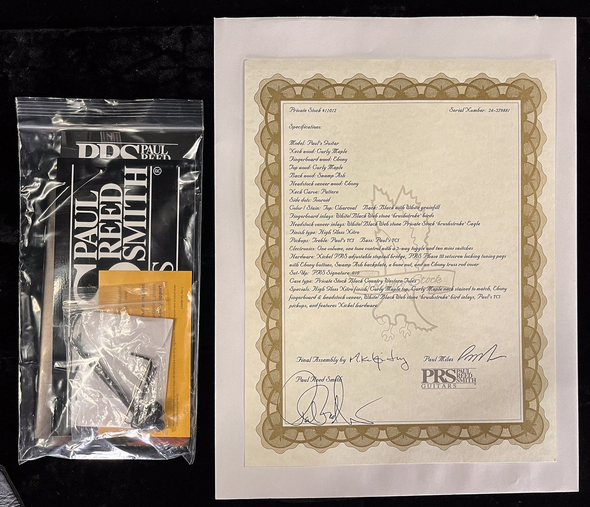 PRS Private Stock 11012 Paul's Guitar Charcoal (881)