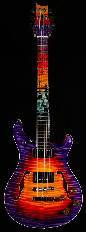 PRS Private Stock 11011 McCarty 594 Hollowbody II Indian Ocean Sunset Glow Chesapeake Bay Inlay (451)