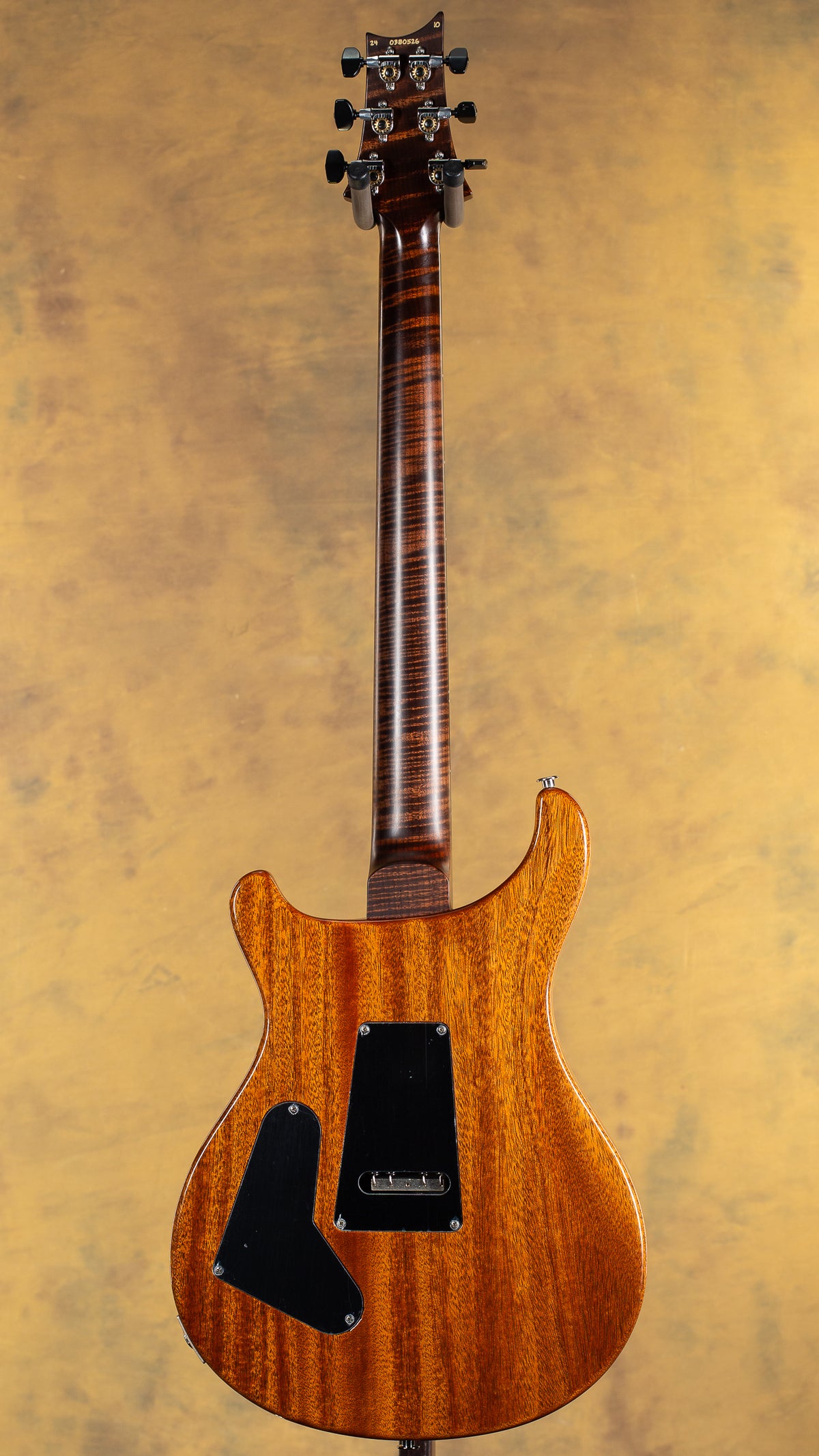 DEMO PRS Wood Library Custom 24 Floyd Grey Black Fade 10 Top Torrefied Maple Neck (526)