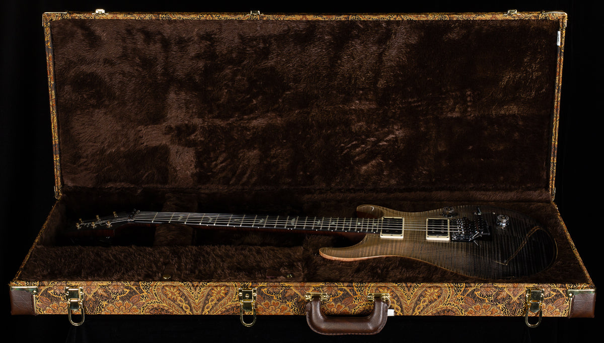 PRS Wood Library Custom 24 Floyd Grey Black Fade 10 Top Torrefied Maple Neck (526)