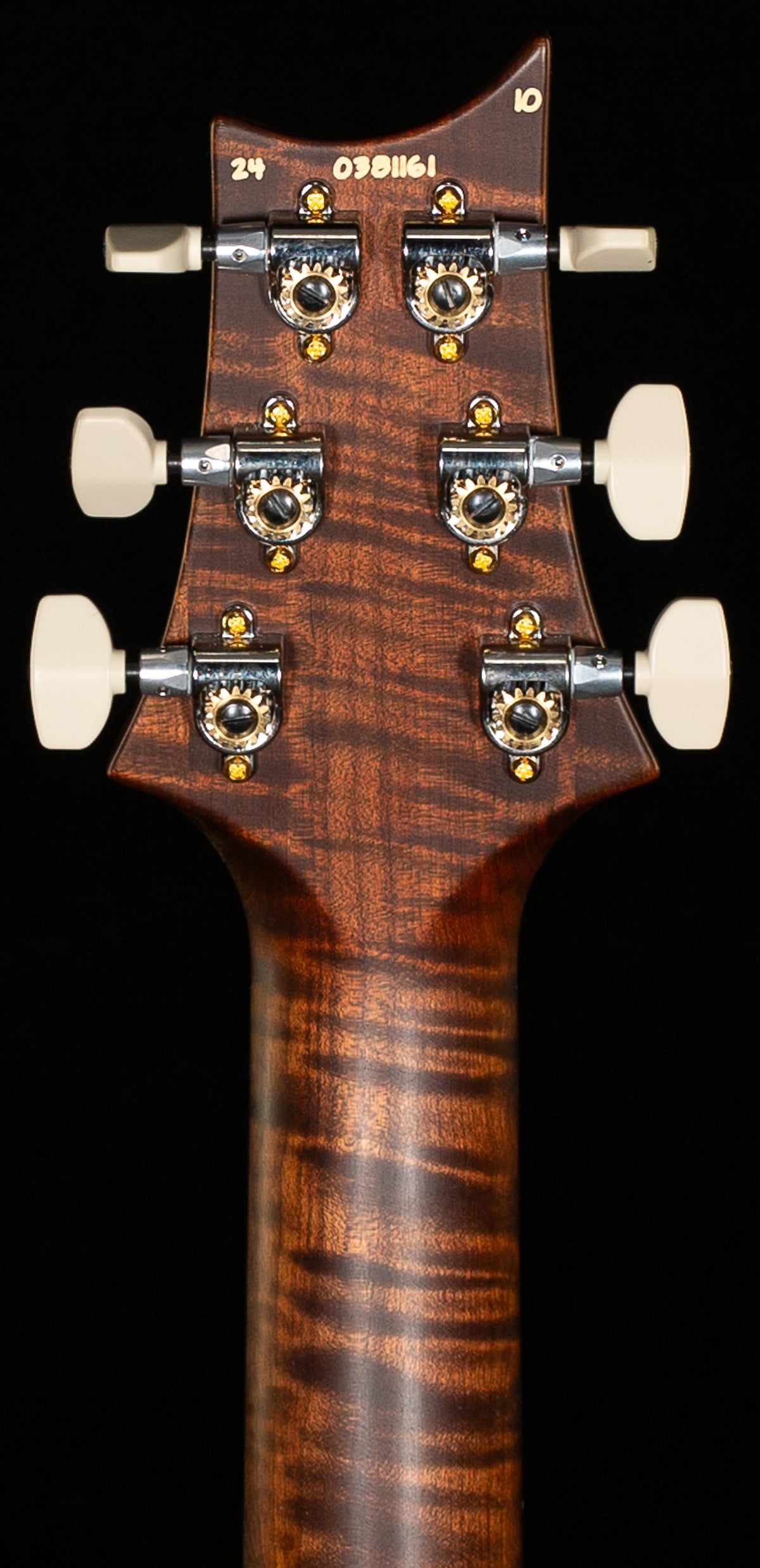 PRS Wood Library Custom 24 River Blue 10 Top Torrefied Maple Neck (161)