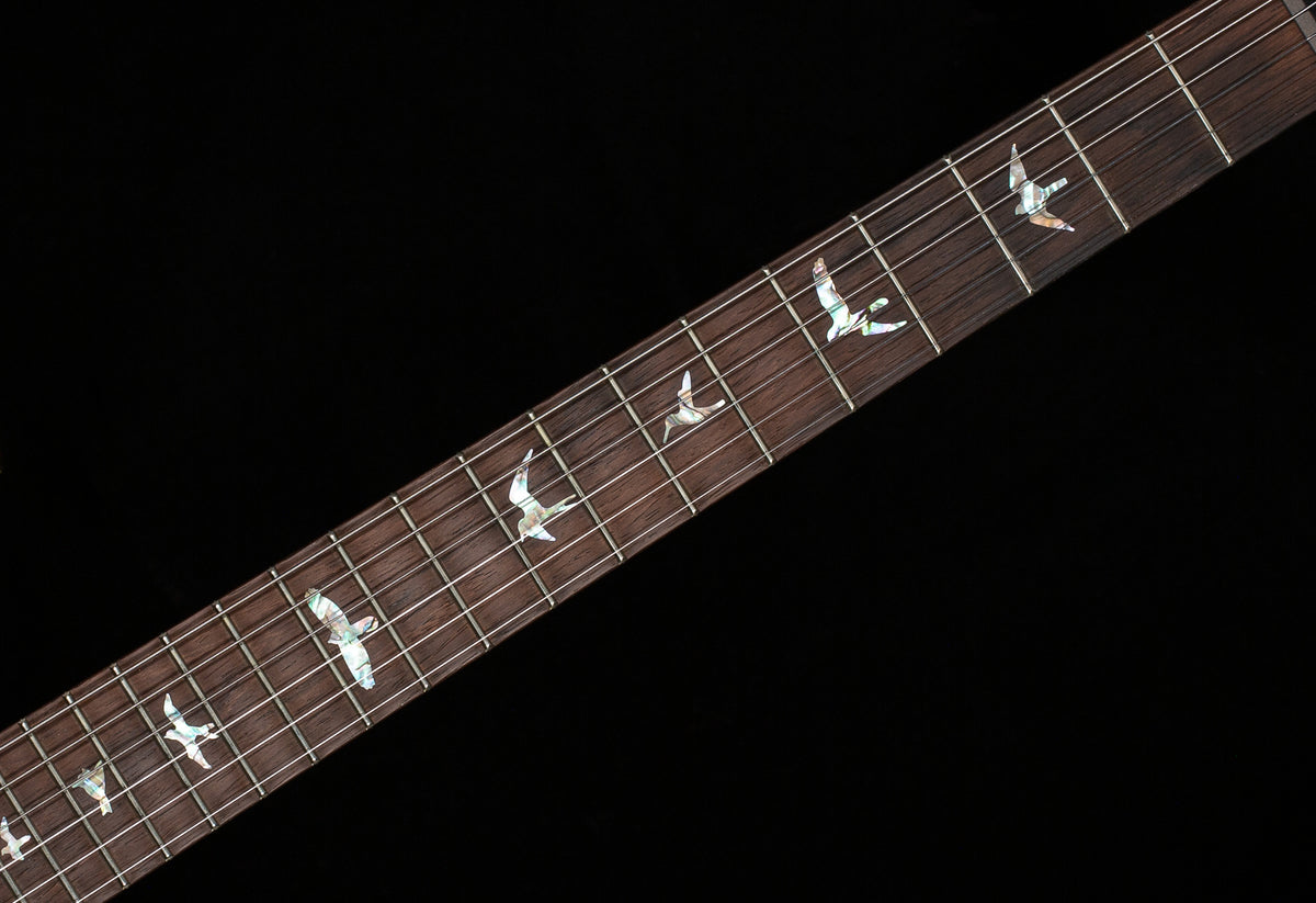 PRS Wood Library Custom 24 River Blue 10 Top Torrefied Maple Neck (161)