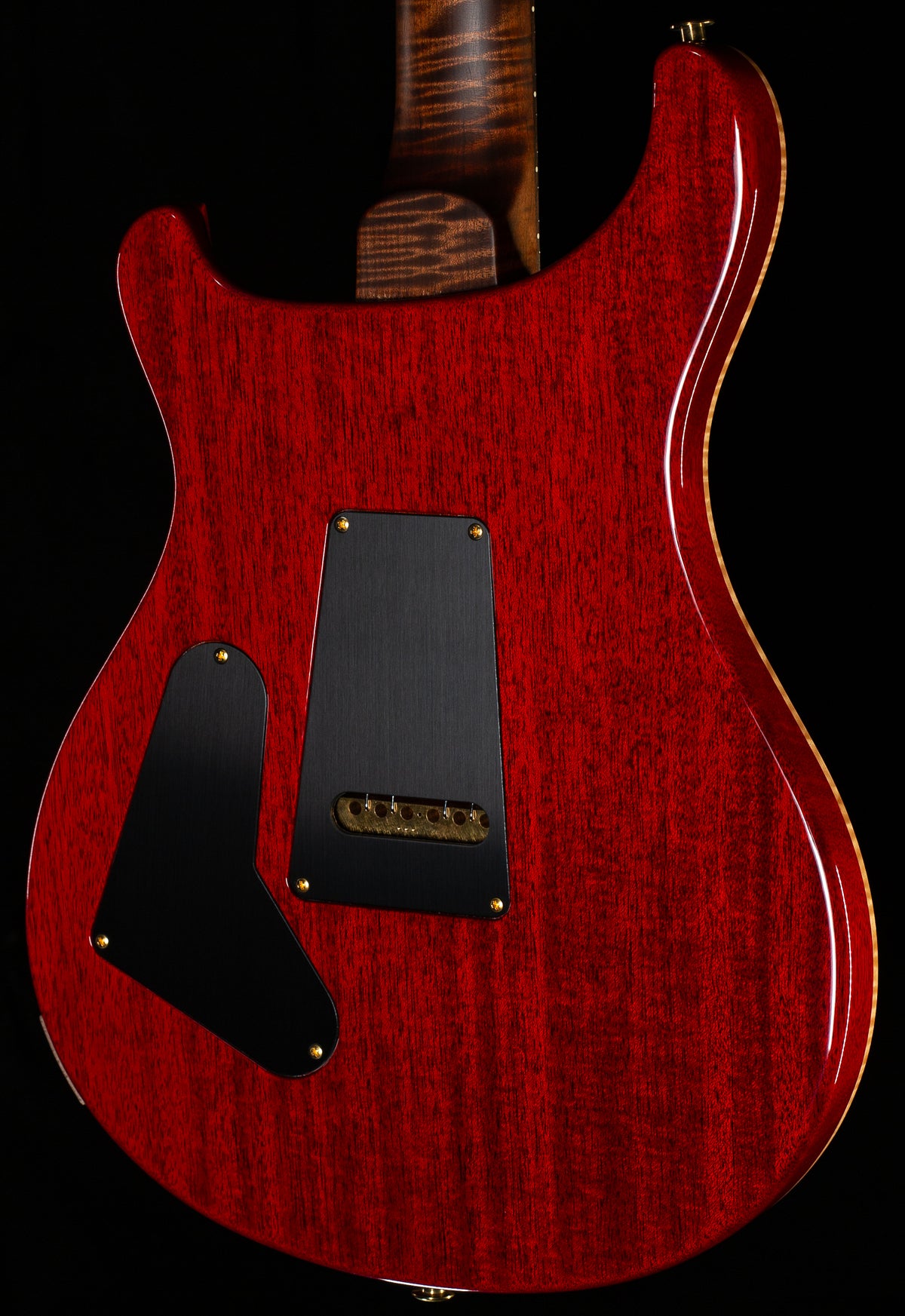 PRS Wood Library Custom 24 Blood Orange 10 Top Torrefied Maple Neck (163)