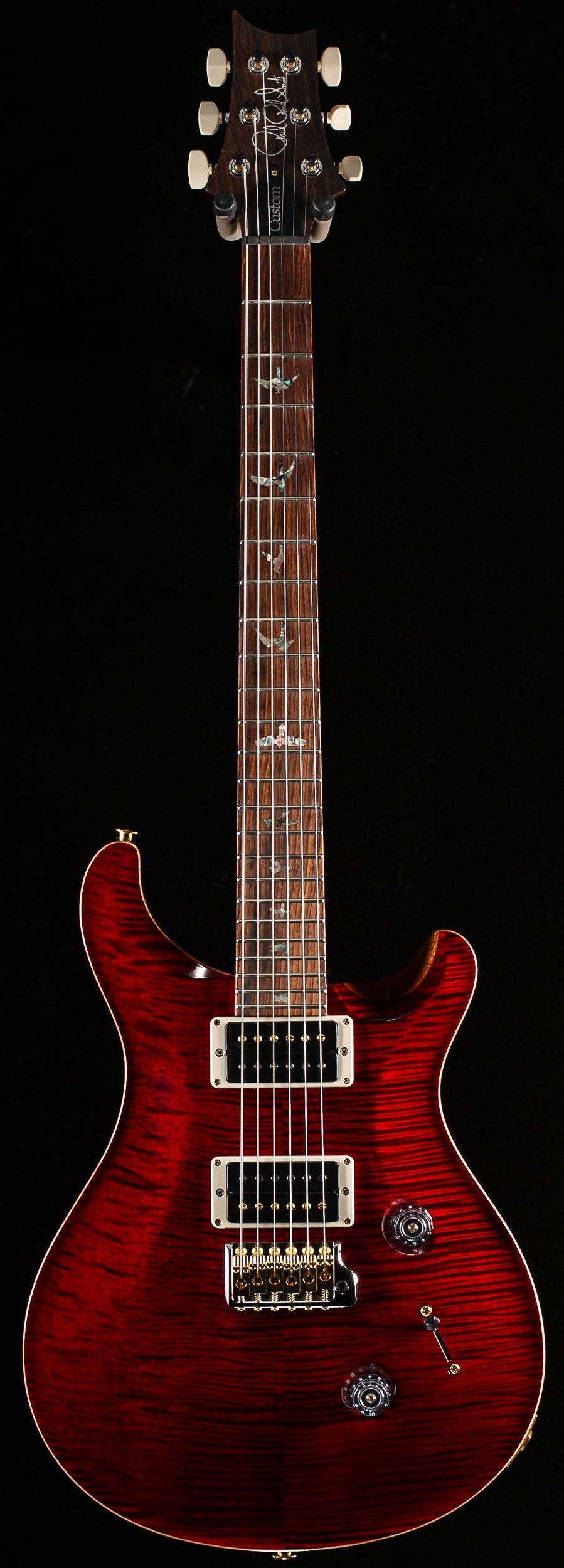 PRS Wood Library Custom 24 Red Tiger 10 Top Torrefied Maple Neck (165) -  Willcutt Guitars