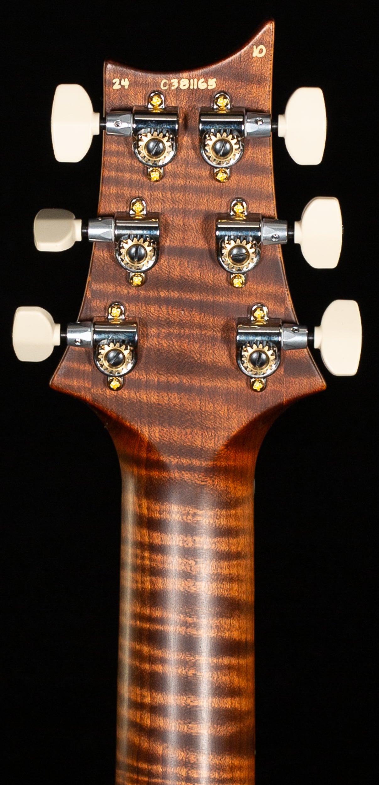 PRS Wood Library Custom 24 Red Tiger 10 Top Torrefied Maple Neck (165) -  Willcutt Guitars