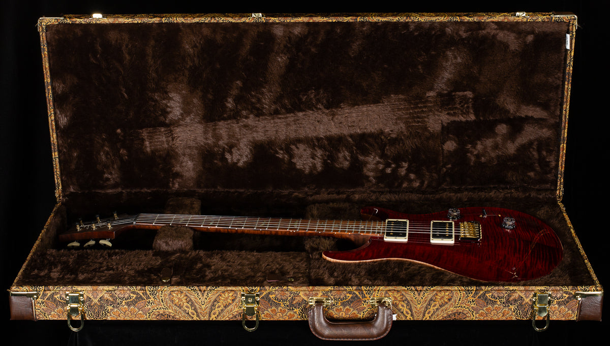 PRS Wood Library Custom 24 Red Tiger 10 Top Torrefied Maple Neck (165)