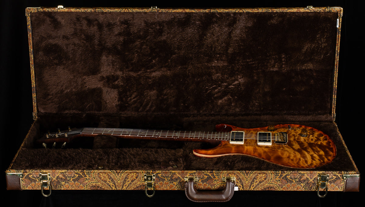 PRS Wood Library Custom 24 Autumn Sky Quilt 10 Top Torrefied Maple Neck (167)
