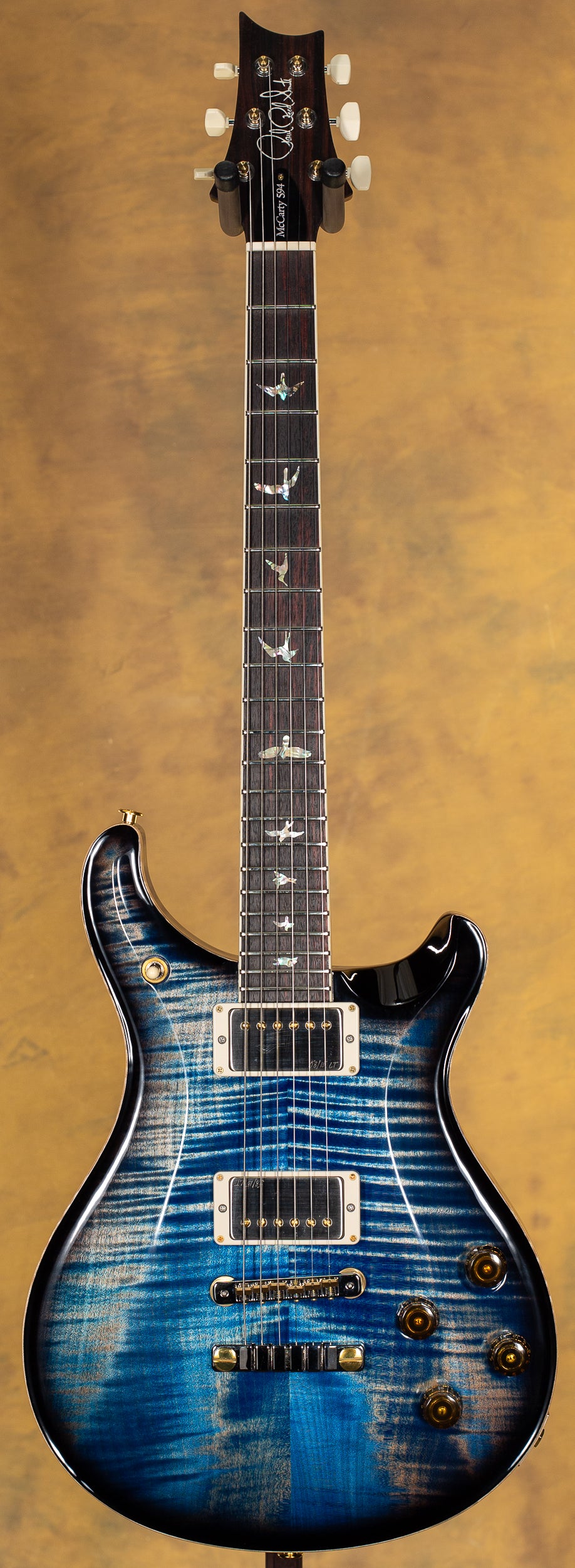 2024 PRS Wood Library McCarty 594 Faded Blue Jean Smokeburst 10 Top