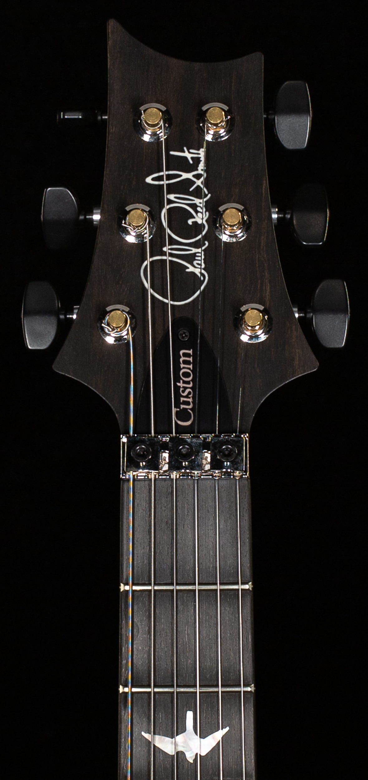 PRS Wood Library Custom 24 Floyd Charcoal Cherry Burst 10 Top (675)