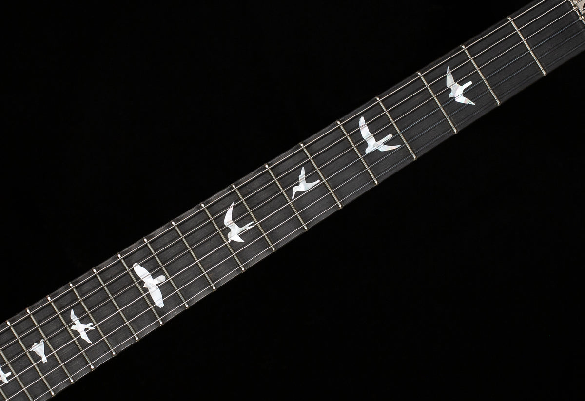 PRS Wood Library Custom 24 Floyd Charcoal Cherry Burst 10 Top (675)