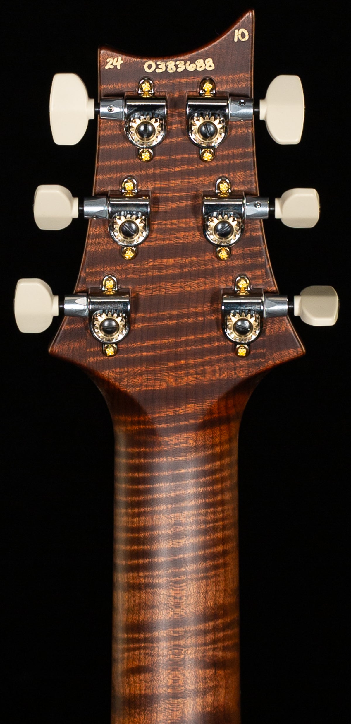 PRS Wood Library Custom 24 River Blue Quilt 10 Top Torrefied Maple Neck (688)