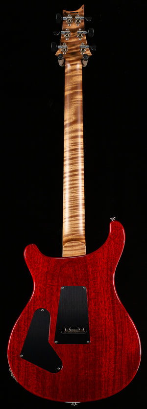 PRS Wood Library Custom 24 Floyd Charcoal Cherry Burst Quilt 10 Top Torrefied Maple Neck (298)