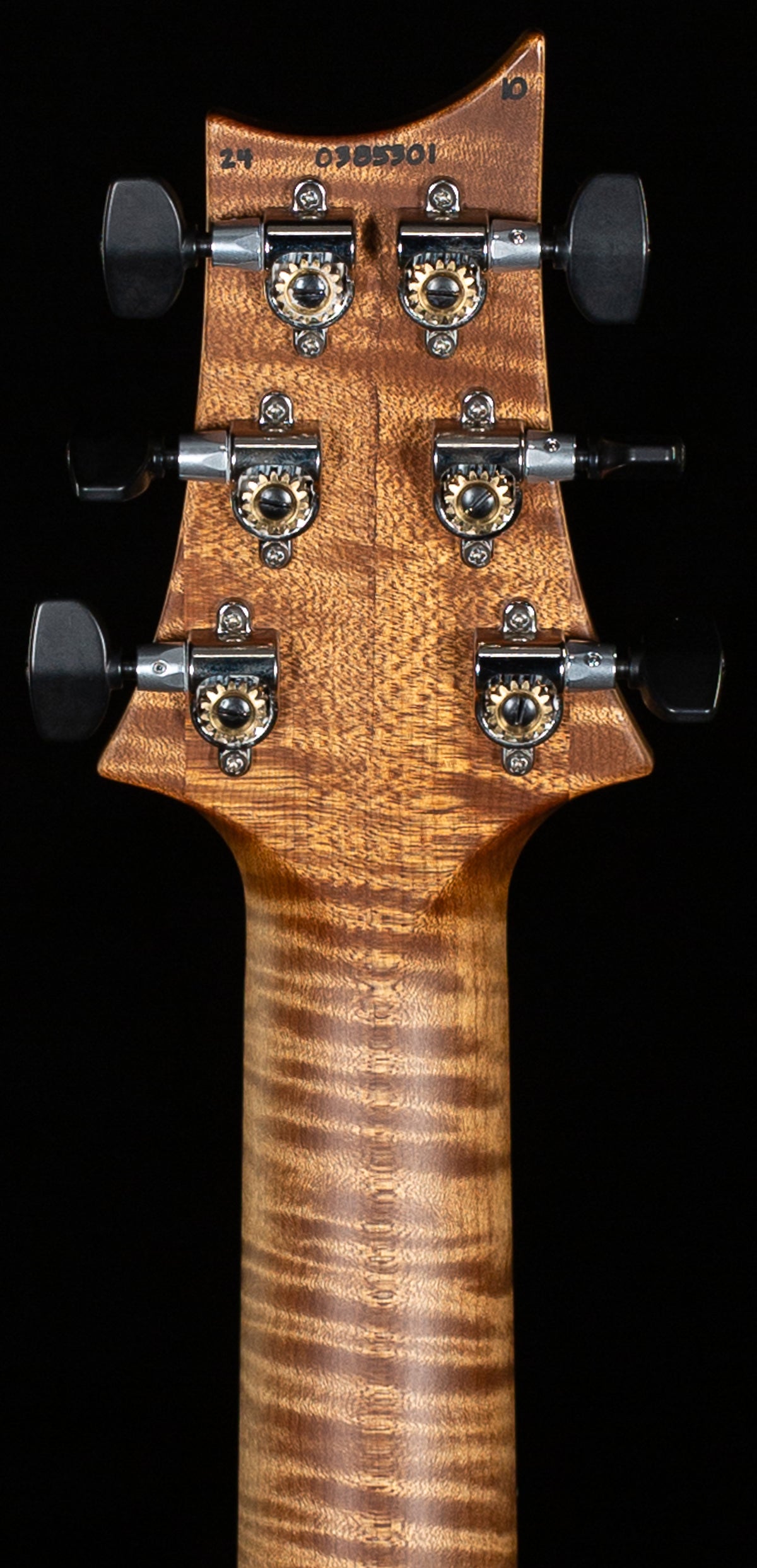 PRS Wood Library Custom 24 Floyd River Blue Quilt 10 Top Torrefied Maple Neck (301)