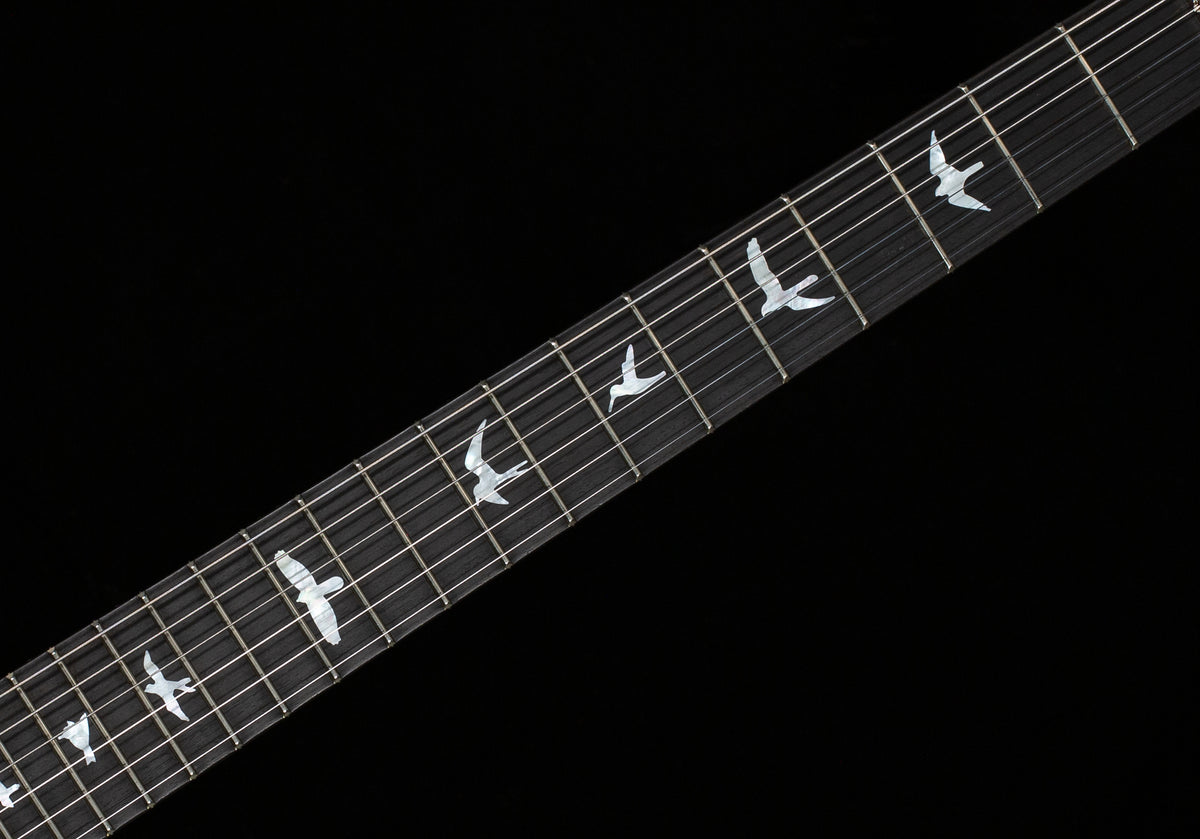 PRS Wood Library Custom 24 Floyd River Blue Quilt 10 Top Torrefied Maple Neck (301)