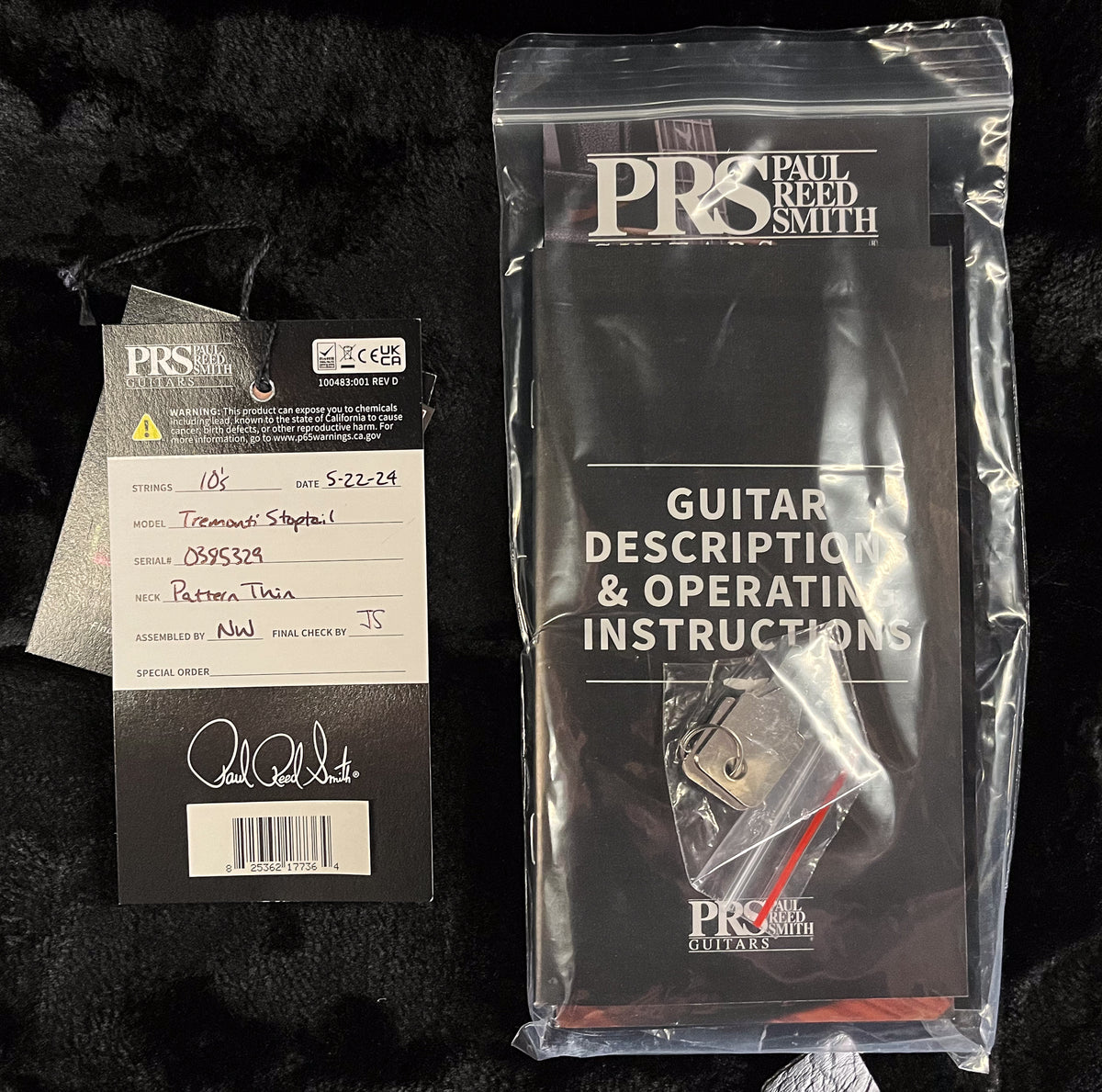 PRS Tremonti Signature Black (329)