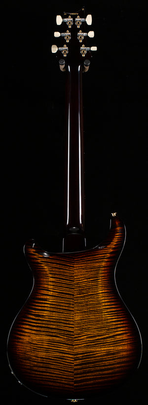 PRS Wood Library Hollowbody II Piezo Black Gold Wraparound Burst 10 Top Brazilian Rosewood (575)