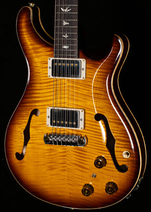 PRS Hollowbody II Piezo McCarty Tobacco Sunburst 10 Top (580)