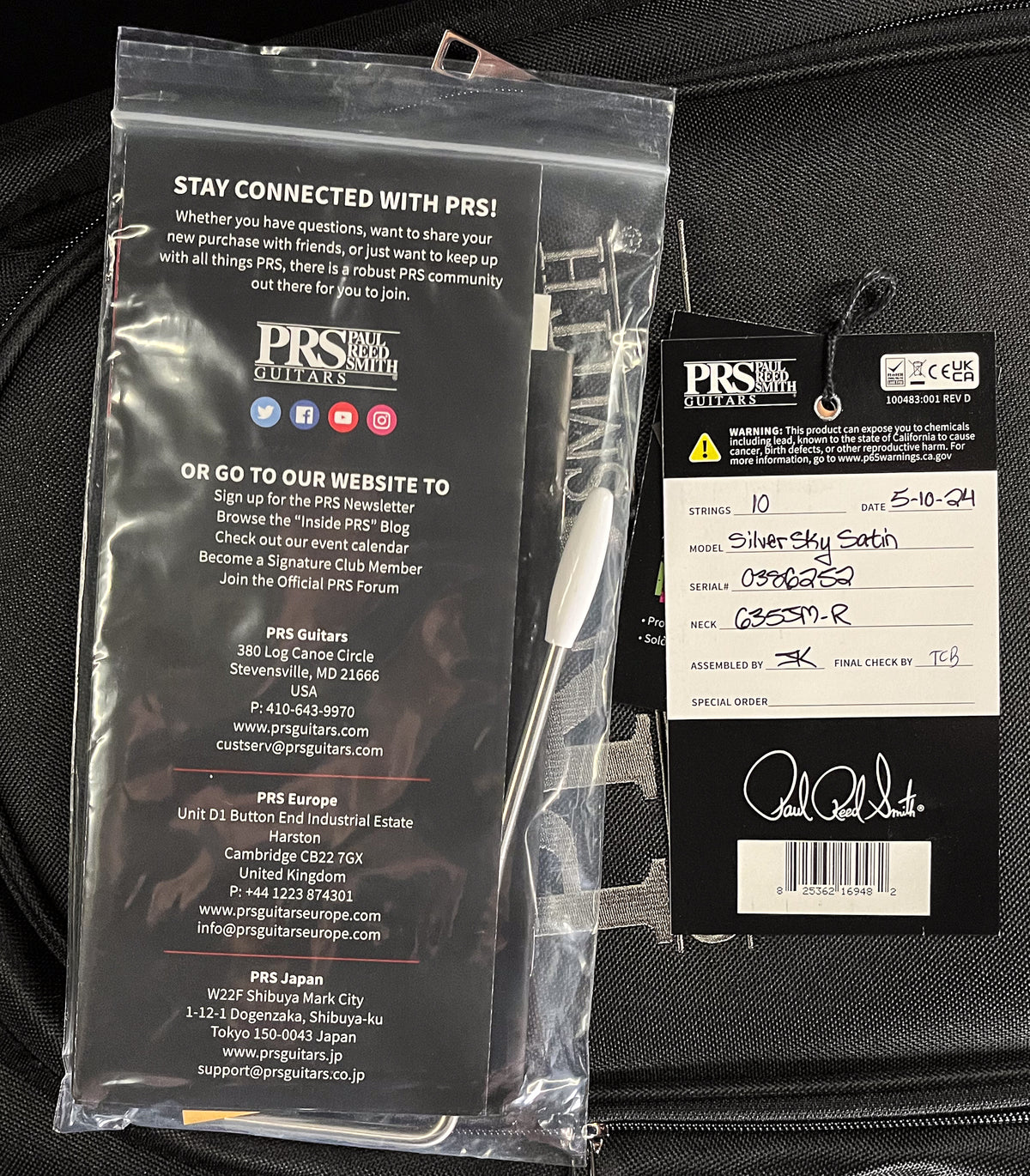 PRS John Mayer Silver Sky Moc Sand Satin (252)