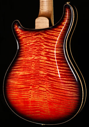 PRS Wood Library McCarty 594 Hollowbody II Torrefied Maple Neck Brazilian Rosewood Blood Orange Smokeburst 10 Top (401)