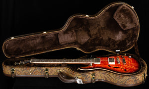 PRS Wood Library McCarty 594 Hollowbody II Torrefied Maple Neck Brazilian Rosewood Blood Orange Smokeburst 10 Top (401)