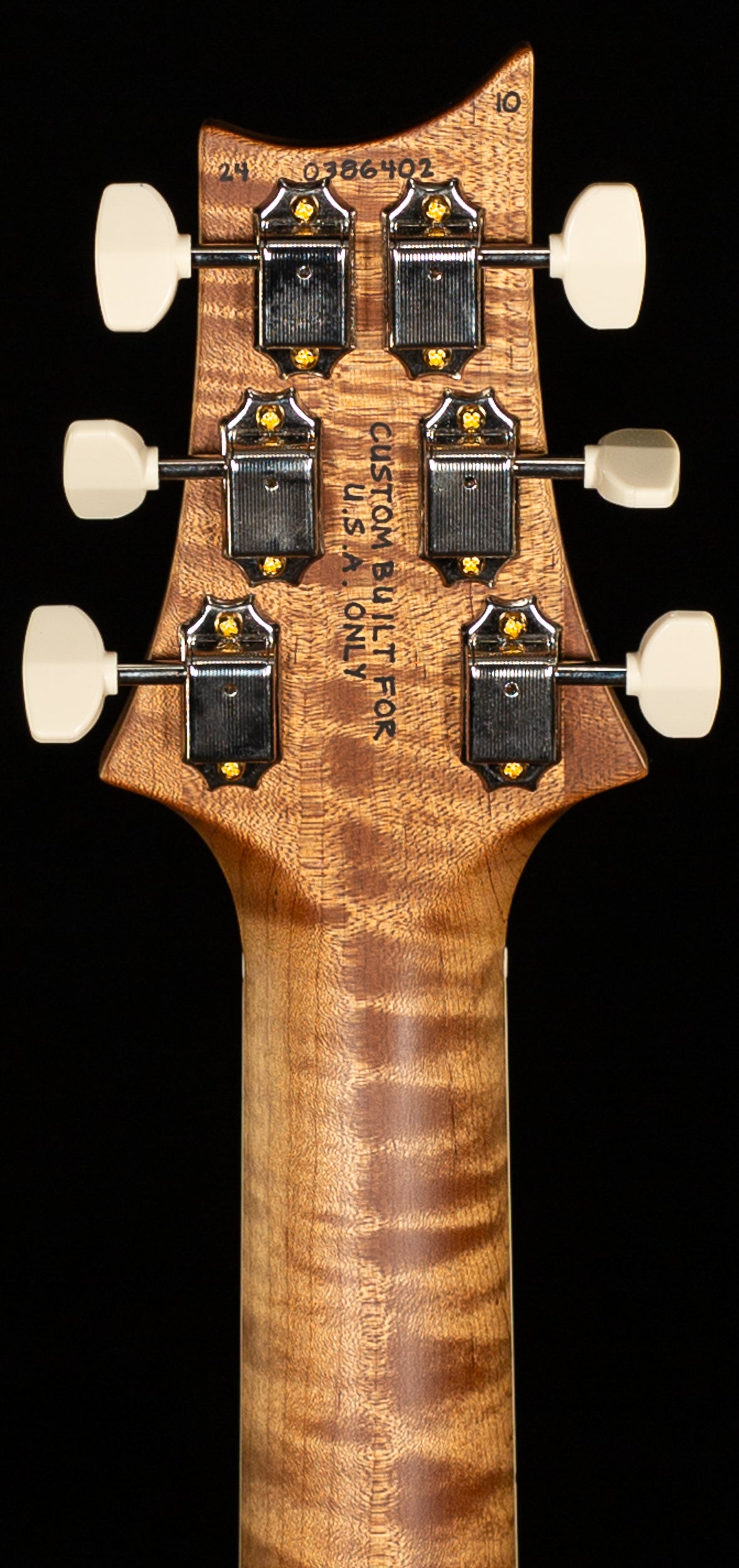 PRS Wood Library McCarty 594 Hollowbody II Torrefied Maple Neck Brazilian Rosewood Blood Orange Smokeburst 10 Top (402)