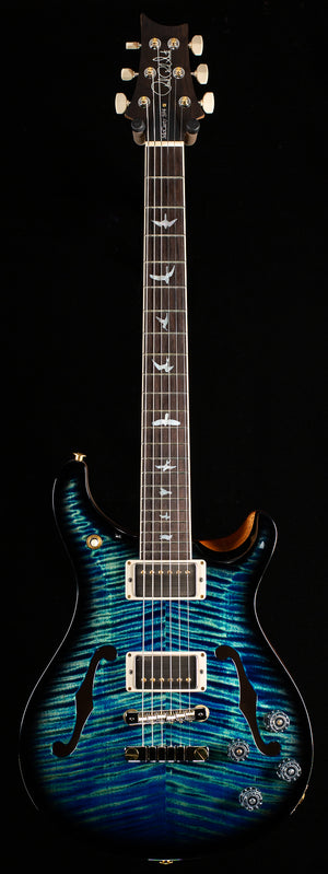 PRS Wood Library McCarty 594 Hollowbody II River Blue Smokeburst Torrefied Maple Neck Brazilian Rosewood 10 Top (404)