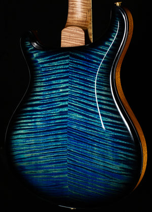 PRS Wood Library McCarty 594 Hollowbody II River Blue Smokeburst Torrefied Maple Neck Brazilian Rosewood 10 Top (404)