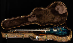 PRS Wood Library McCarty 594 Hollowbody II River Blue Smokeburst Torrefied Maple Neck Brazilian Rosewood 10 Top (404)