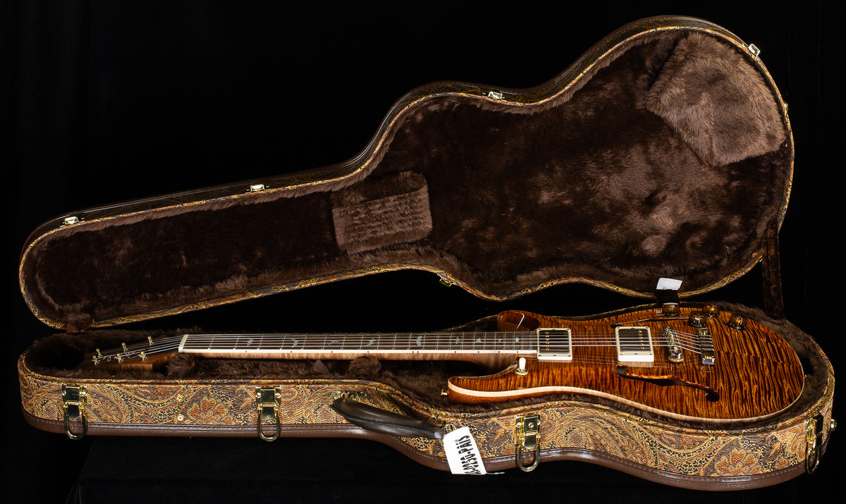 PRS Wood Library McCarty 594 Hollowbody II Torrefied Maple Neck Brazilian Rosewood Copper 10 Top (406)