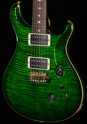 PRS Wood Library Custom 24 Jae Green Burst 10 Top Torrefied Maple Neck (762)