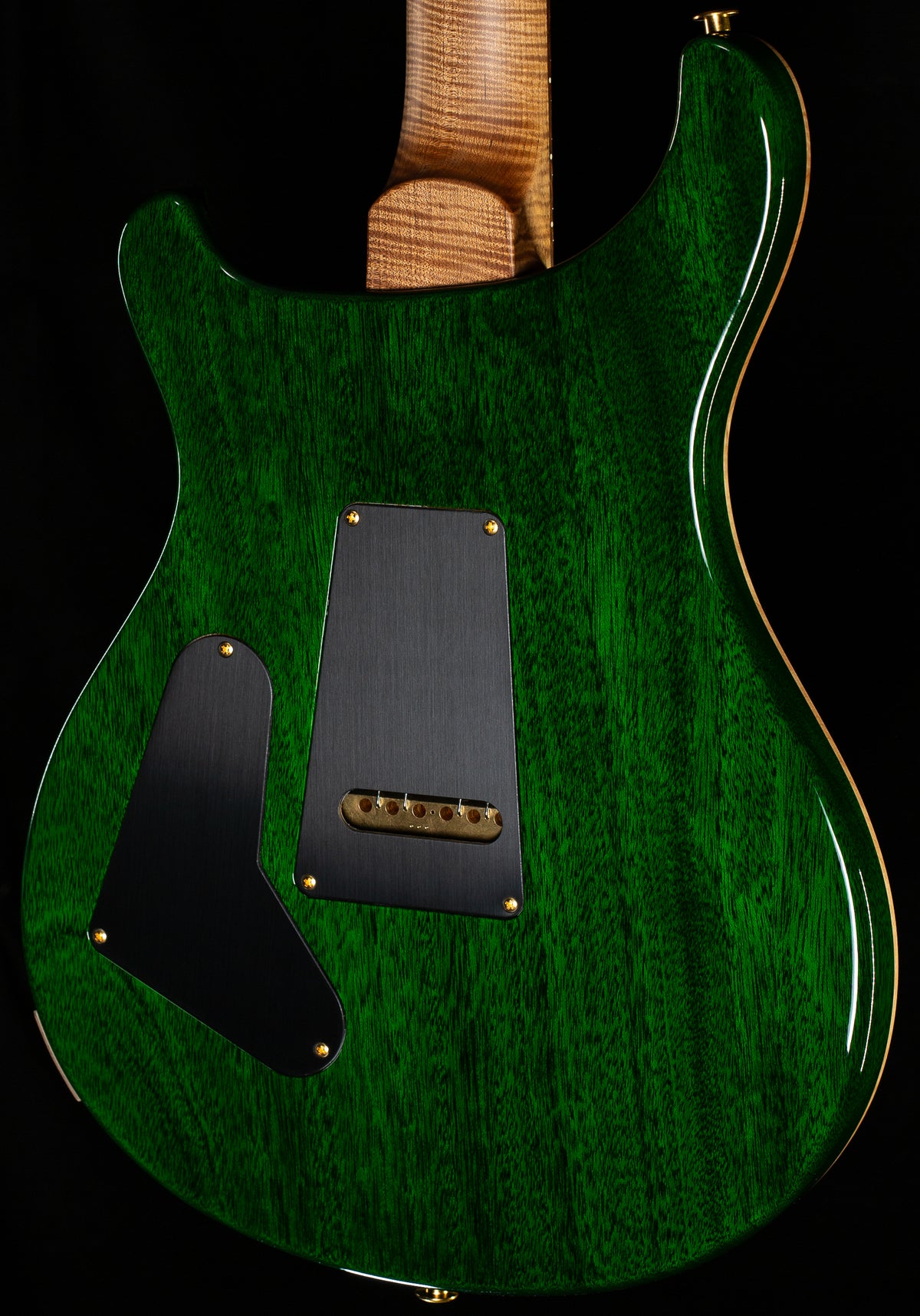 PRS Wood Library Custom 24 Jae Green Burst 10 Top Torrefied Maple