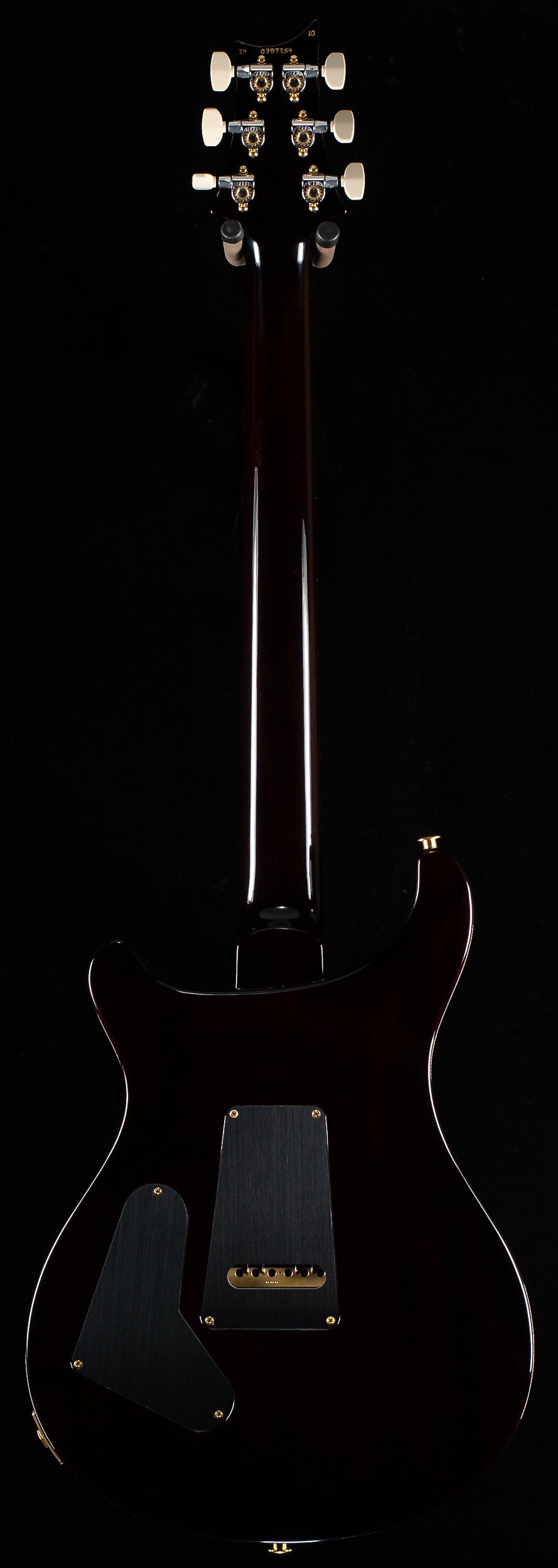 PRS Custom 24-08 Black Gold Wraparound Burst 10 Top  (254)