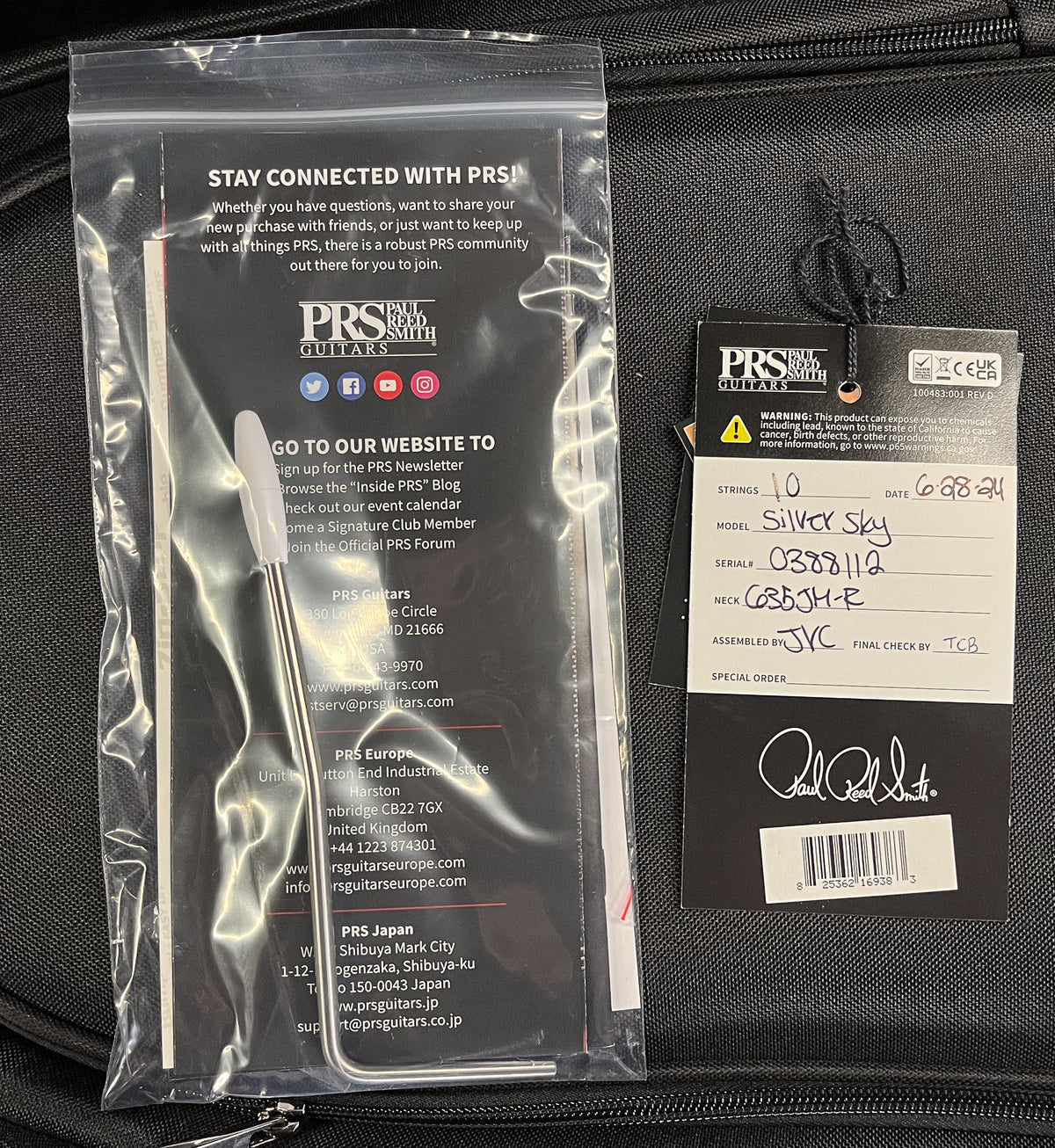 PRS John Mayer Silver Sky Midnight Rose (112)