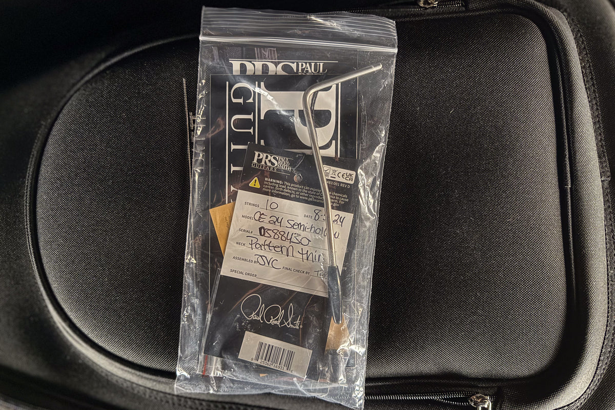 2024 PRS CE 24 Semi-Hollow Charcoal Purple Burst