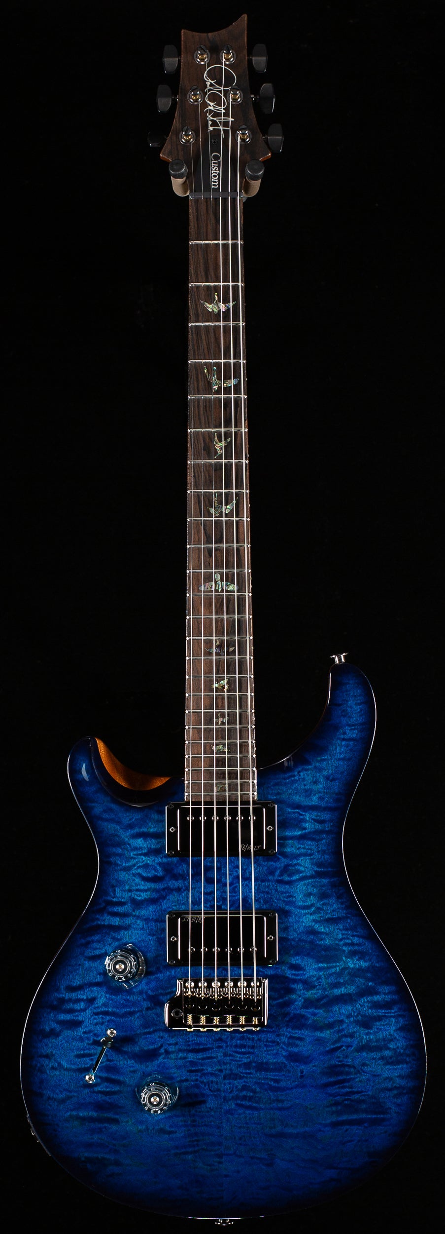 PRS Custom 24 Aquamarine Quilted Maple 10 Top Lefty (594